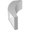 Ekena Millwork 3 1/2-in. W x 8-in. D x 16-in. H Thorton Architectural Grade PVC Knee Brace BRCP035X08X16THR - alternate 6
